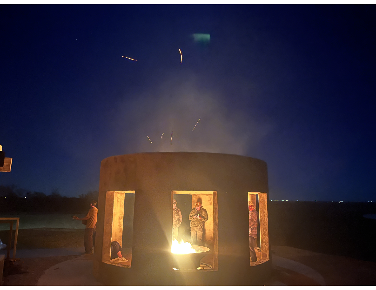 Evenings by the Fire - Gather around the fire pit under Oklahoma skies